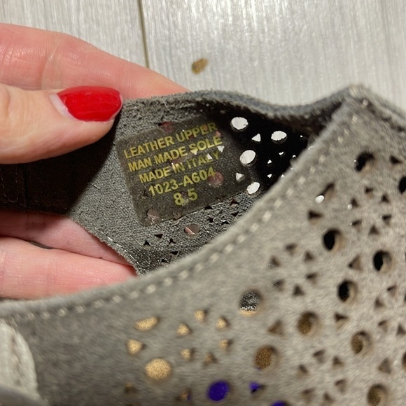 A. Giannetti NWT Cork Wedge Heel - Picture 6 of 6